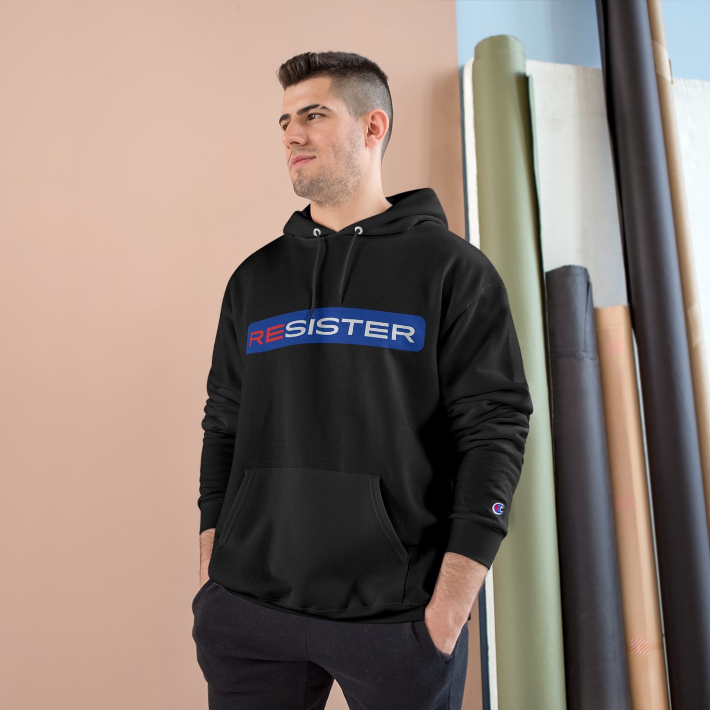 RESISTER Hoodie by Champion (Unisex)